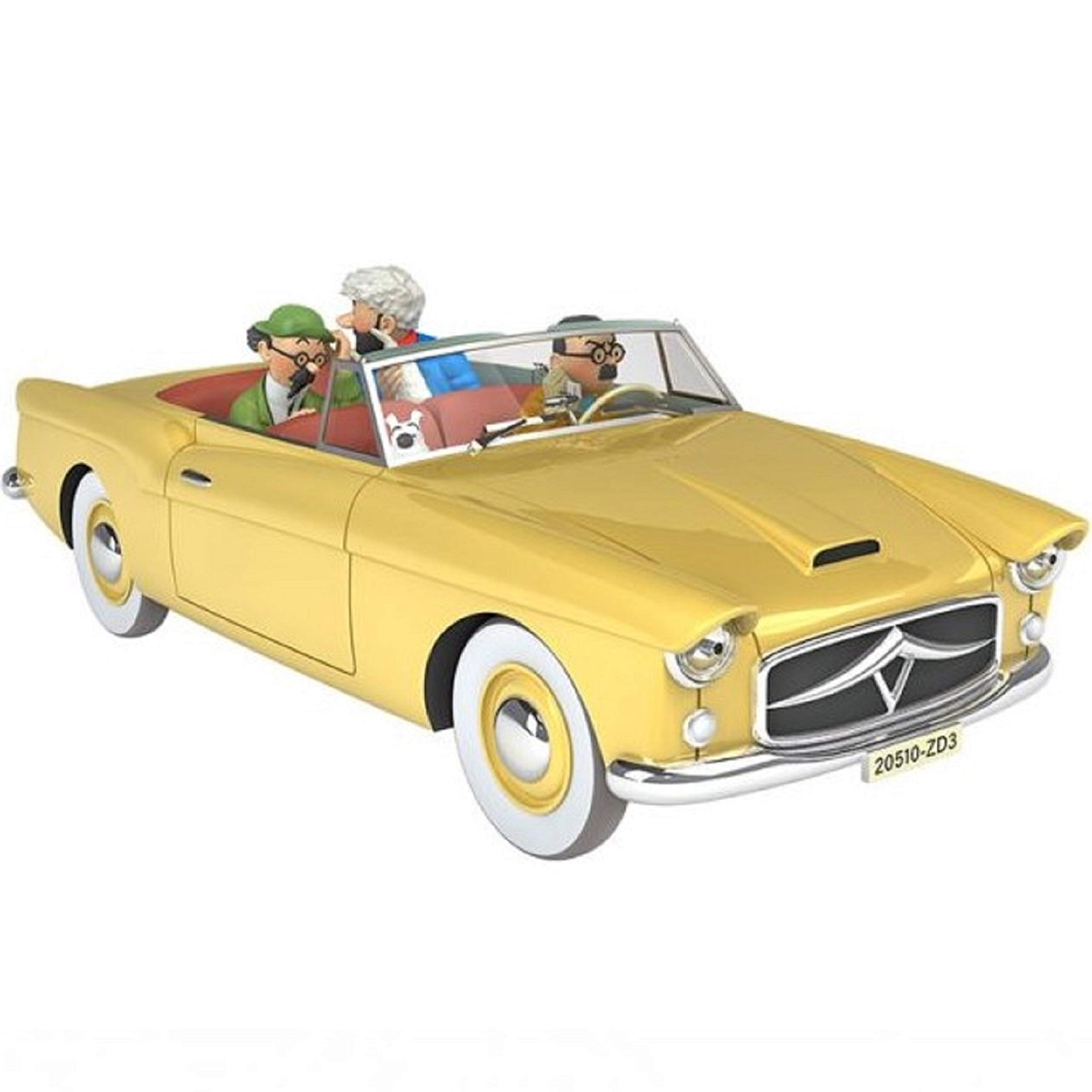 Tintin Convertible Bordurian car - 1/24 Model Car : Amazon.co.uk